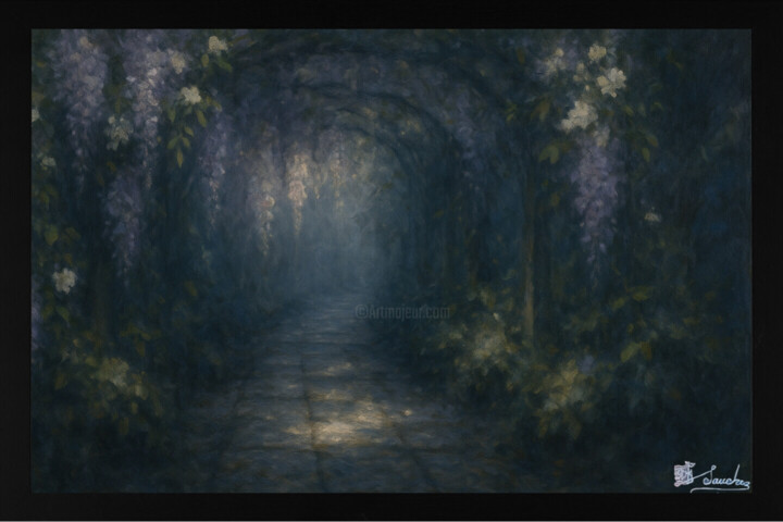 Работа представлена ​​в рамке