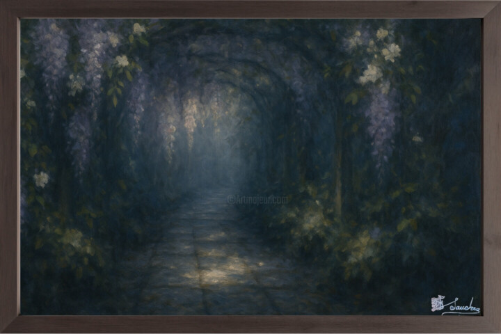 Работа представлена ​​в рамке