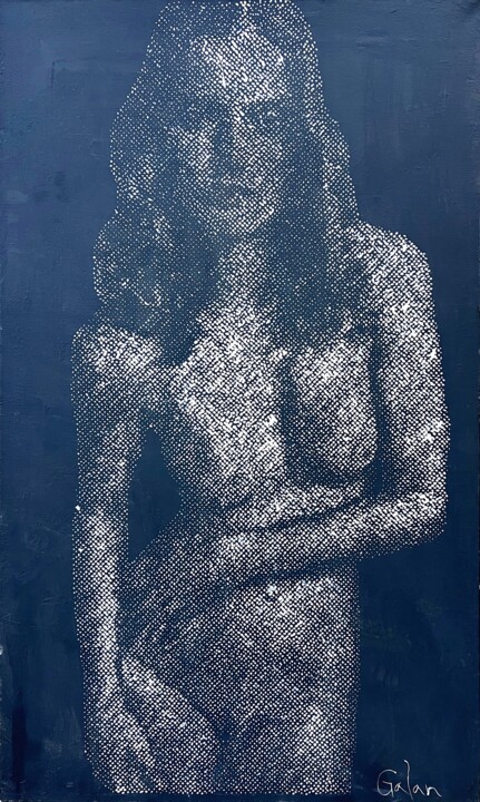 Schilderij getiteld "Quiet Exposure" door Igor Galan, Origineel Kunstwerk, Acryl