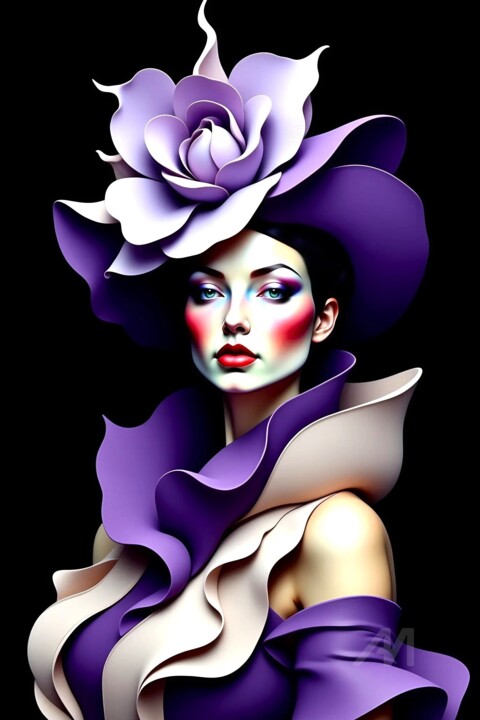 26-Fantasy woman portrait 数字艺术
