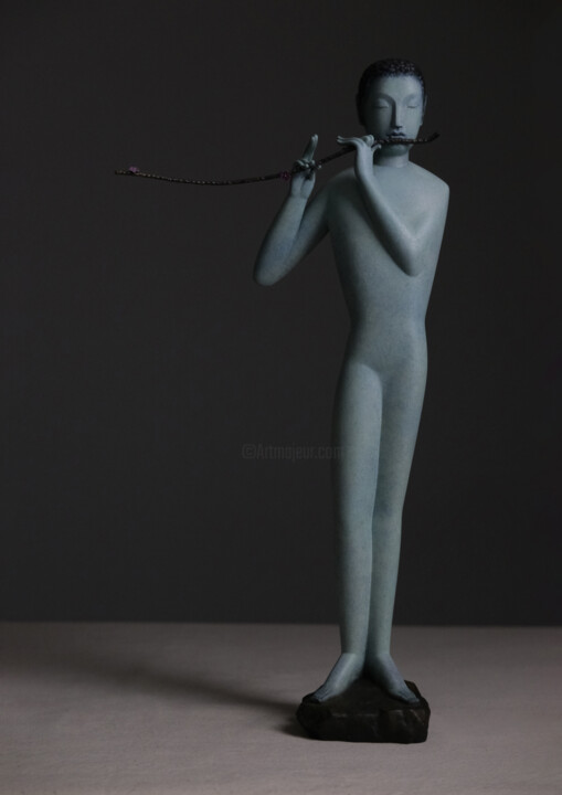 Sculptuur getiteld "The Sound of Blosso…" door Fengyong Chen, Origineel Kunstwerk, Bronzen