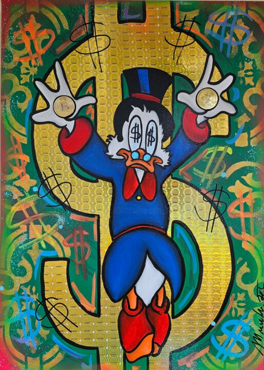 In money we trust 绘画, 27.6x19.7 in