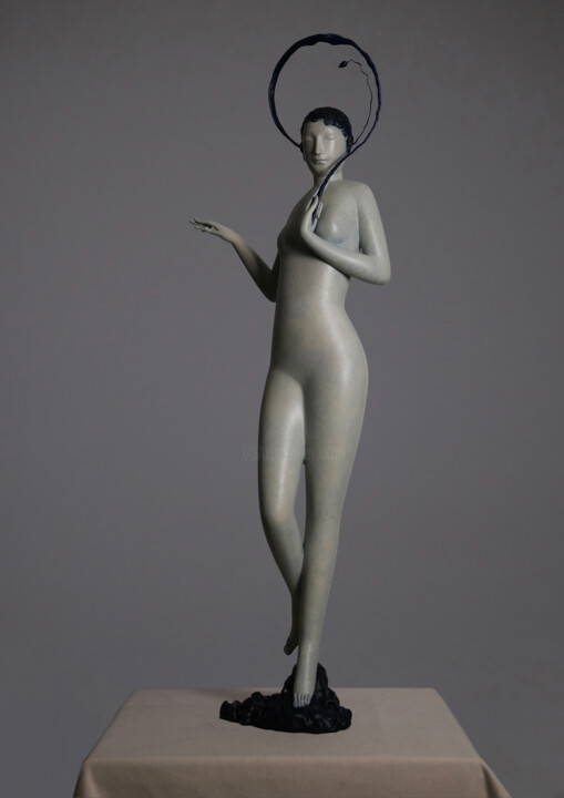 Sculptuur getiteld "Wandering Beyond th…" door Fengyong Chen, Origineel Kunstwerk, Bronzen