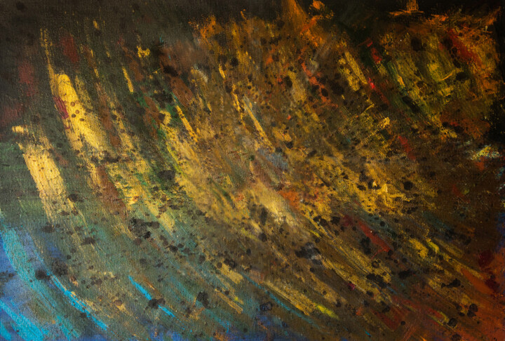 Golden Forest 绘画, 19.7x27.6 in