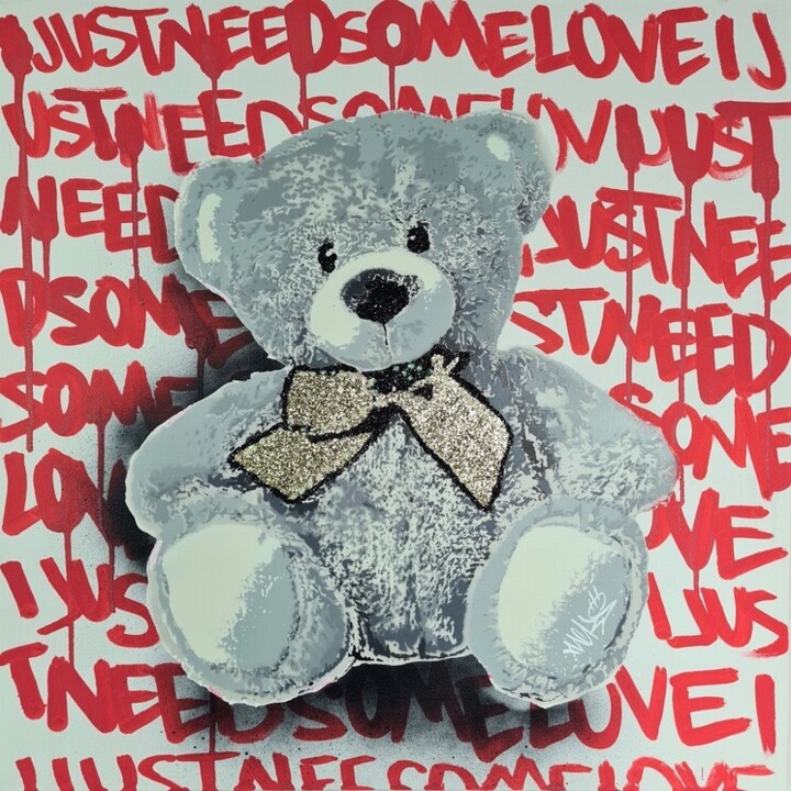 I just need some Love Pittura, 23,6x23,6 in