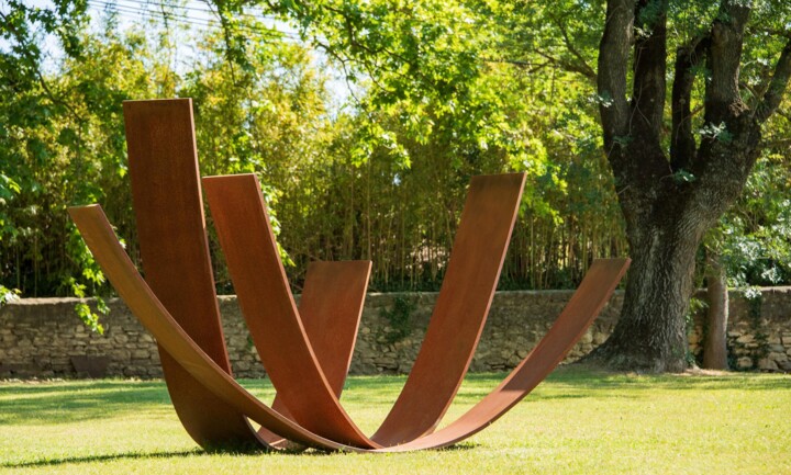 Sculpture intitulée "Tempora 2" par Etienne Viard, Œuvre d'art originale, Acier inoxydable