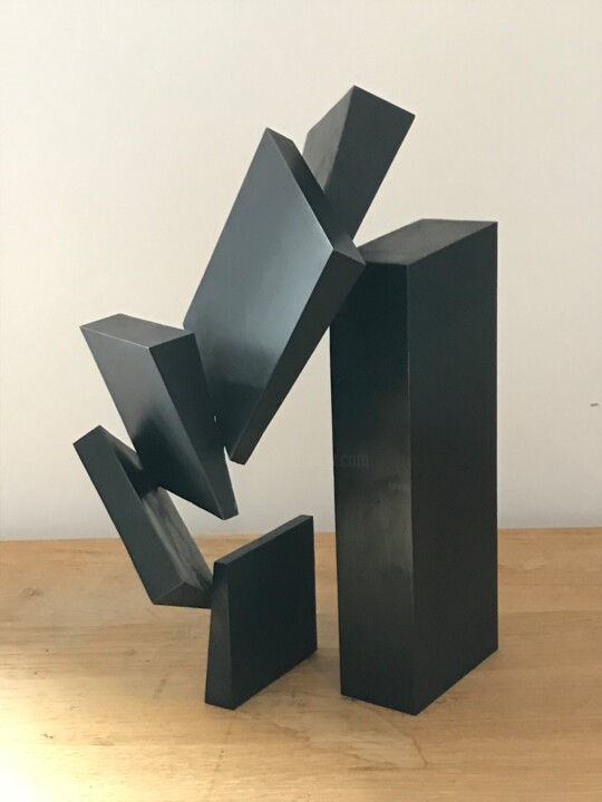 Sculpture intitulée "Cascade" par Etienne Viard, Œuvre d'art originale, Acier inoxydable