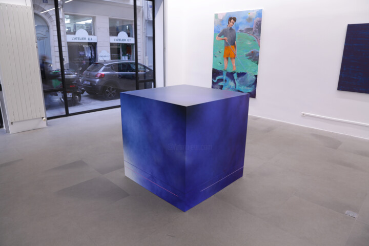 Painting titled "Sans titre" by Yanis  Khannoussi, Original Artwork, Spray paint