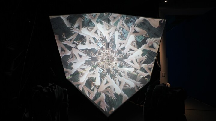 Digital Arts titled "Your Hands on Mine" by Guangli Liu, Original Artwork, Wood