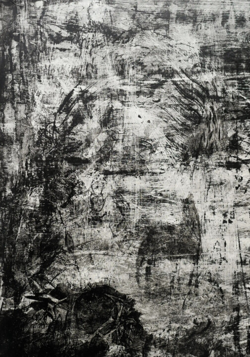 Drawing titled "Traces" by Stéphanie Billarant, Original Artwork, Paper
