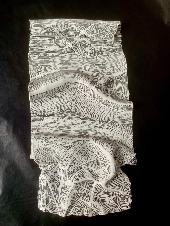 雕塑,  0.8x11.4 in 