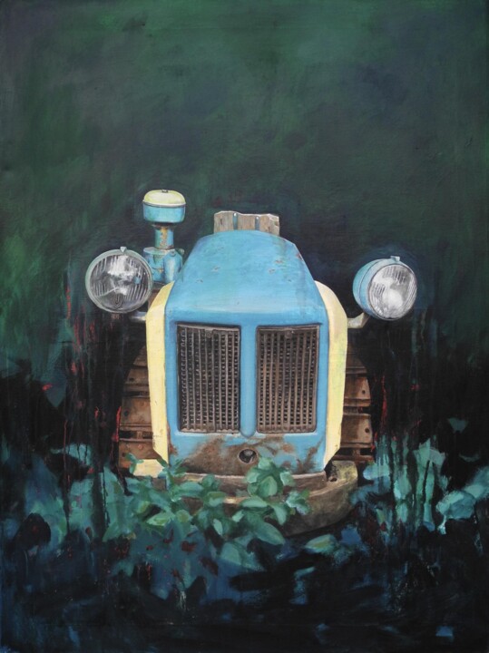 Peinture intitulée "Maurice" par Nathalie Héricourt, Œuvre d'art originale, Acrylique