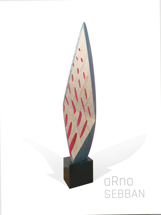 Sculpture titled "Indiscret " by Arno Sebban, Original Artwork, Wood