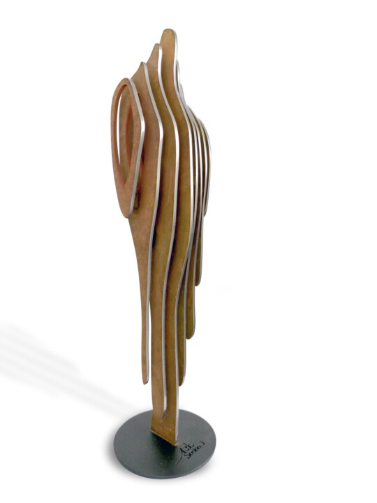 Sculpture titled "Shade Shape" by Arno Sebban, Original Artwork, Stainless Steel