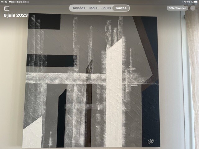 Painting titled "ÉNIGMES " by Blaize, Original Artwork, Acrylic