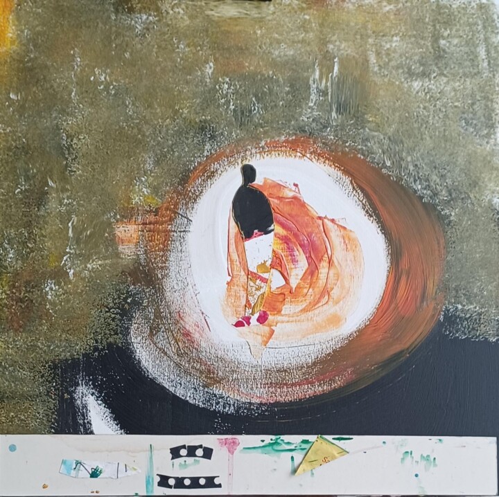 绘画,  17.3x16.9 in 