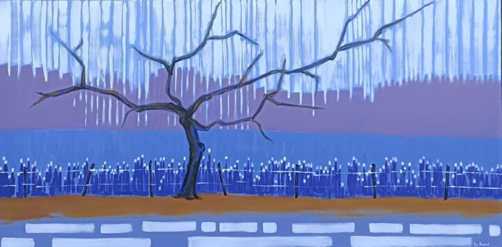 Painting titled "Descendance " by Amélie Romet, Original Artwork, Acrylic