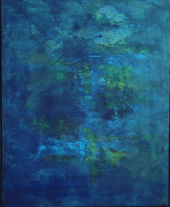 Painting titled "MOLD Giverny 81x100" by Thime, Original Artwork
