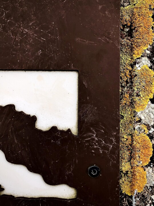 Photography titled "matière 4" by Erik Angot, Original Artwork, Paper