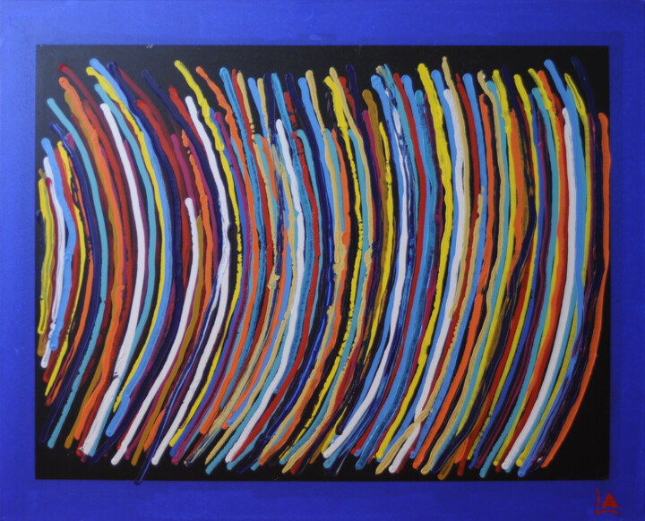 Painting titled "Blurry memory" by Arthur Legrand, Original Artwork, Acrylic