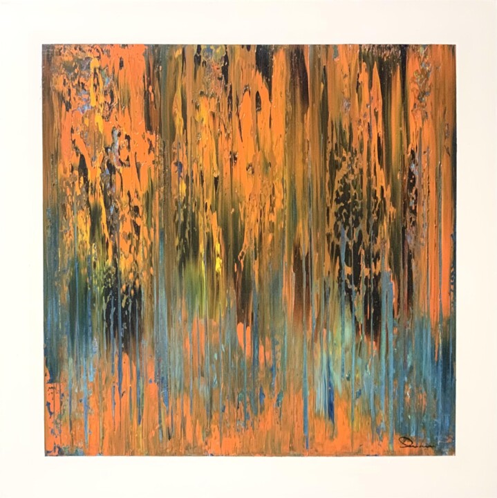 Peinture intitulée "FERRUGINEUSE" par Richard Dubure, Œuvre d'art originale, Huile