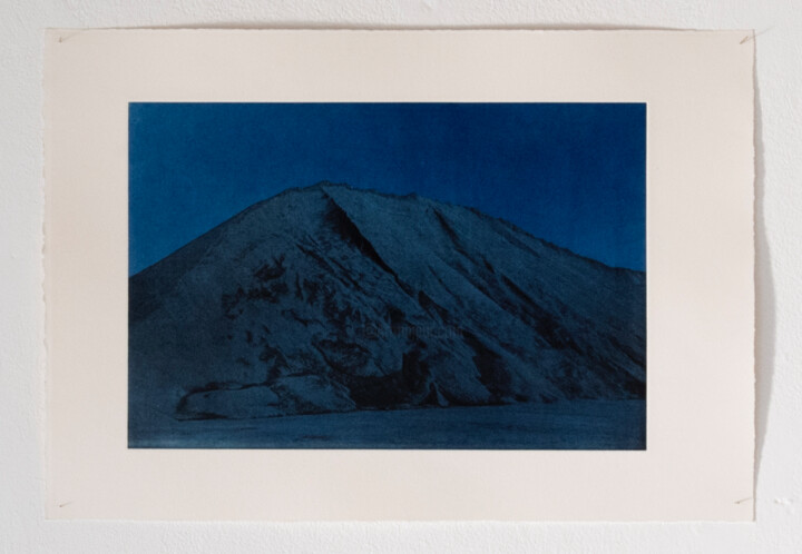 Printmaking titled "Plaqué Nuit #02" by Emma Charrin, Original Artwork, Engraving