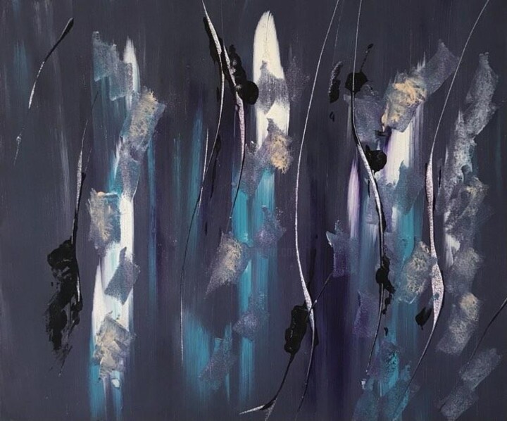 Peinture intitulée "APPARITION MYSTIQUE" par Cathryn H, Œuvre d'art originale, Acrylique