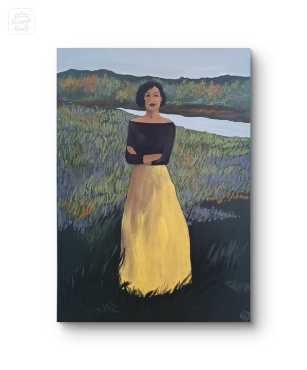 Peinture intitulée "Sans titre" par Laetitia Mamizara, Œuvre d'art originale, Acrylique