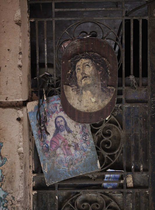 Photography titled "Copte in Cairo" by Corinne Vachon, Original Artwork, Paper