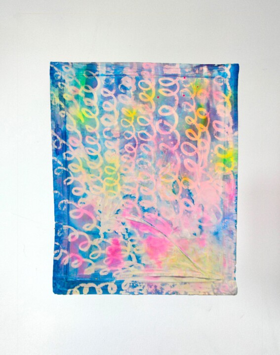 Painting titled "Éternelle" by Charlotte Denamur, Original Artwork, Acrylic