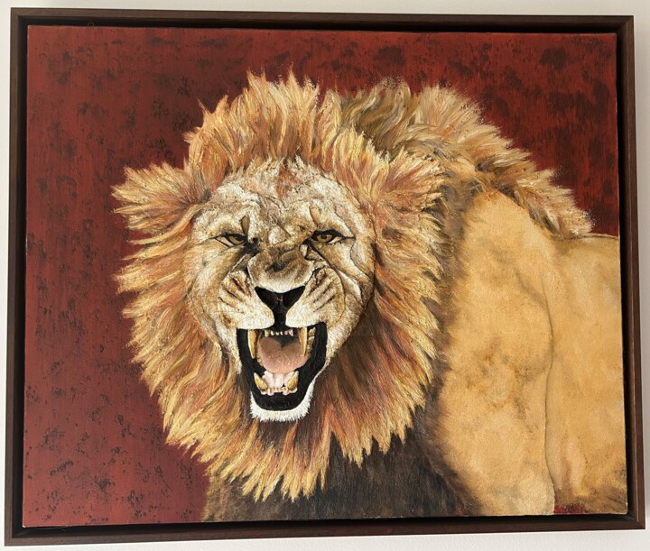 Rugissement intérieur 绘画, 23.6x28.7 in