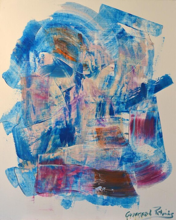 Painting titled "LACTRANSLUD" by Eva Marc'H, Original Artwork, Acrylic