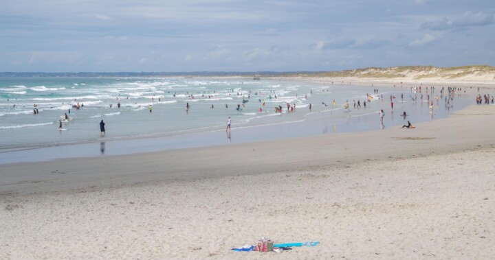 Photography titled "jour de surf" by Photodefred, Original Artwork, Aluminium