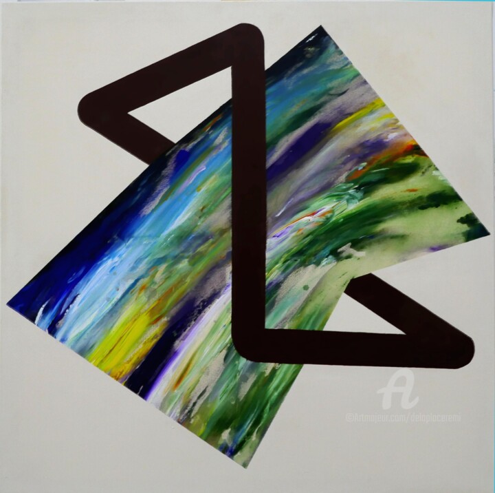 Painting titled " Je ne suis pas dan…" by Remi Delaplace, Original Artwork, Acrylic