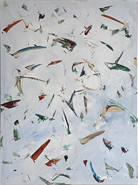 Painting titled "Valse II" by Hugo Morata, Original Artwork, Acrylic