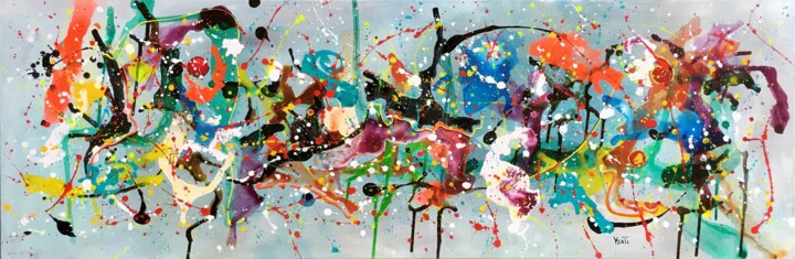 Painting titled "UnderWater I" by Ysati, Original Artwork, Acrylic