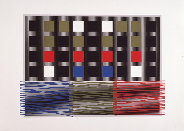 Printmaking titled "Olympic Centennial" by Jesús Rafael Soto, Original Artwork, Paper