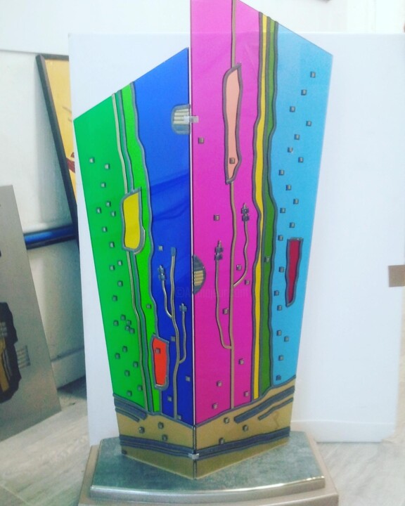 Sculpture intitulée "corail" par Guy Laffont, Œuvre d'art originale, Plastique