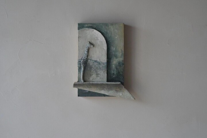 Textile Art titled "The light dazzles t…" by Mobai Lin, Original Artwork, Acrylic