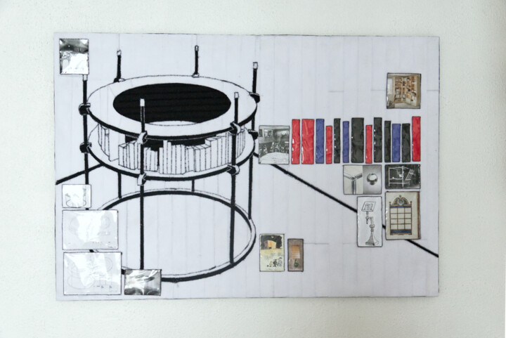 Art textile intitulée "La bibliothèque des…" par Corentin Leber, Œuvre d'art originale, Fibre Textile