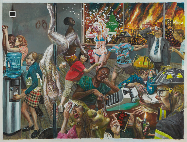 The Artworld Against Human Extinction Tablo, 47,6x63 in