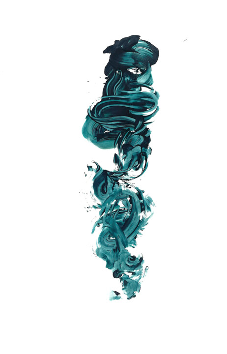 Peinture intitulée "Ecriture sur papier…" par Ludovic Pessin, Œuvre d'art originale, Acrylique