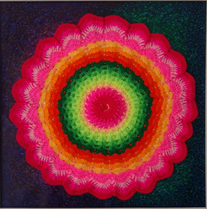 纺织艺术,  15.8x15.8 in 