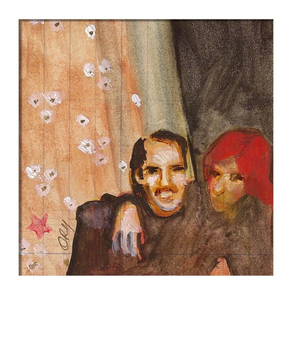 Painting titled "Instantgram49" by Laurence  Ory, Original Artwork, Cardboard
