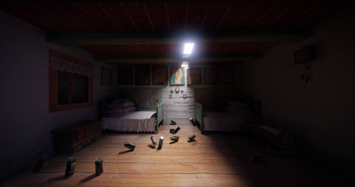 Digital Arts titled "Panique à Shishkin…" by Nathan Ghali, Original Artwork