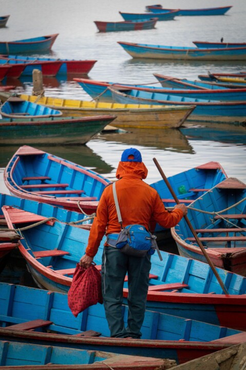 Photography titled ""Pokhara"" by Guilhem Nascimben, Original Artwork, Digital Photography