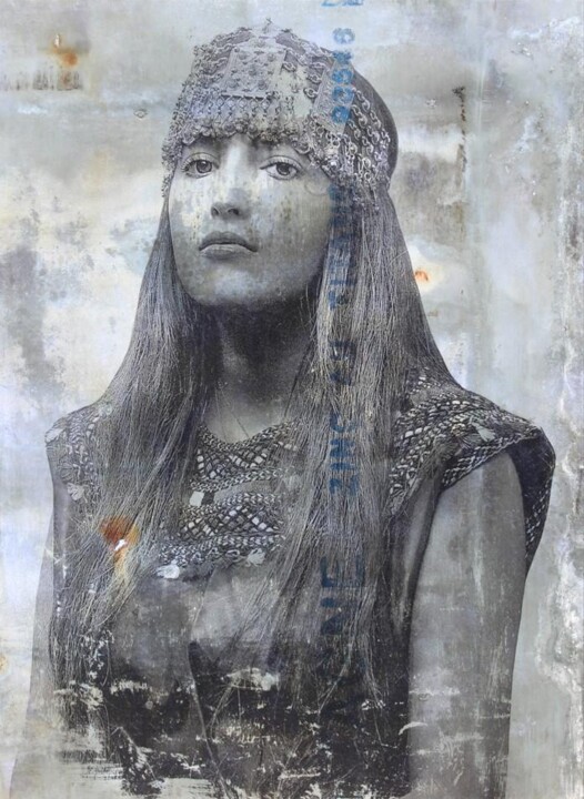 Peinture intitulée "Empress Inaya" par Yz, Œuvre d'art originale