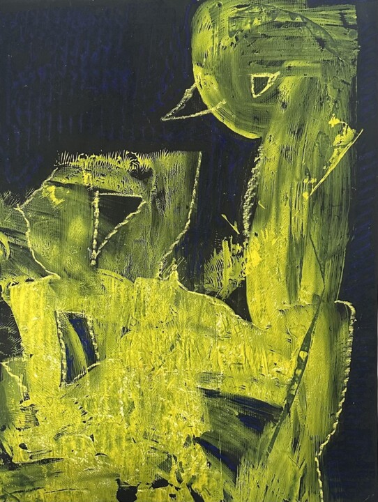 Painting titled "Paper 60X80" by Lovek , Original Artwork, Acrylic