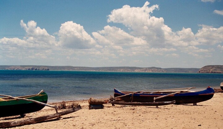 Madagascar - boutres, baie de Saint-Augustin (sud-ouest) Fotografia, 0,4x0,4 in