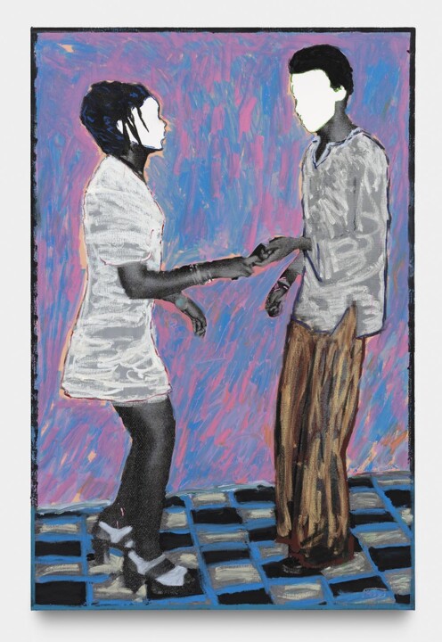 Bal a Saint-Louis #1 绘画, 50x33 in